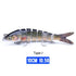 10/14cm Sinking Wobblers Fishing Lures Jointed Crankbait Swimbait 8 Segment Hard Artificial Bait For Fishing Tackle Lure